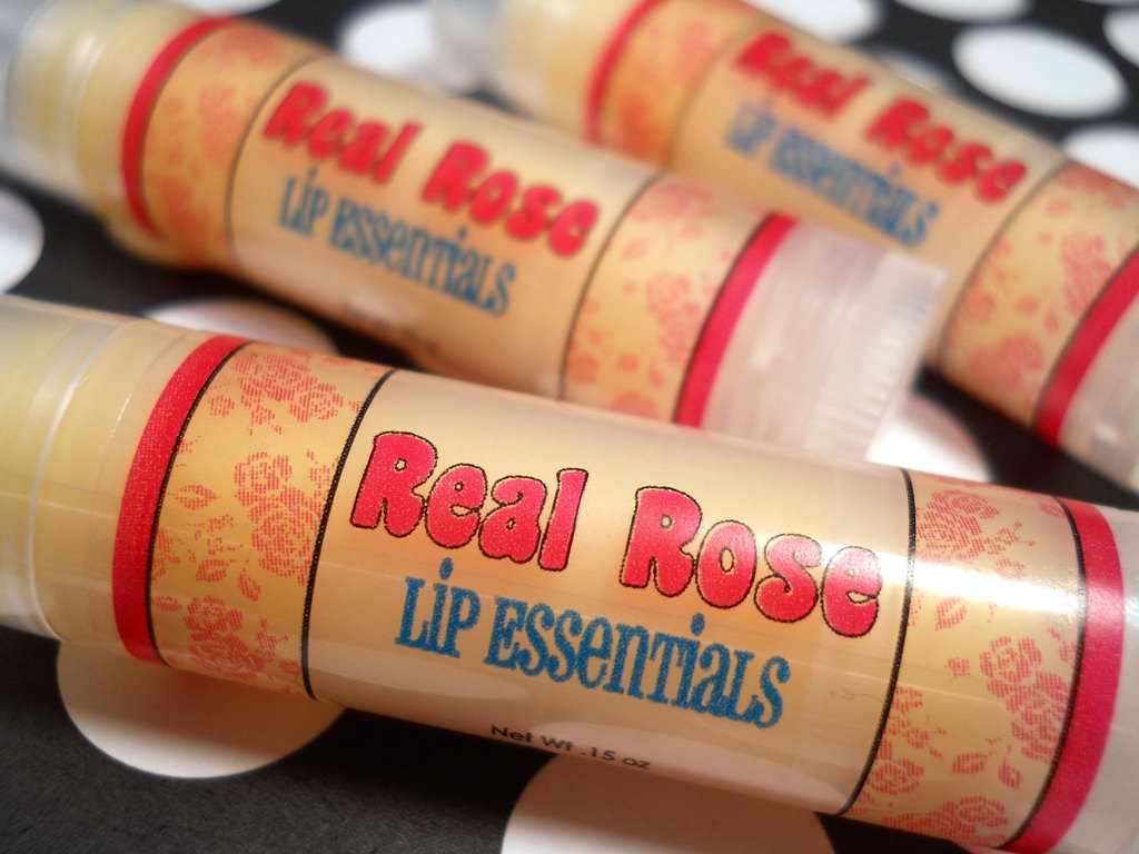 Real Rose Lip Essentials Lip Balm - 100% All Natural Lip Balm - The Lip Balm